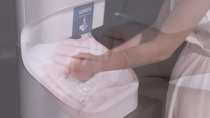 วิดีโอแสดงการใช้งาน SMIXIN COMBI เครื่องล้างมืออัตโนมัติแบบ 3-in-1